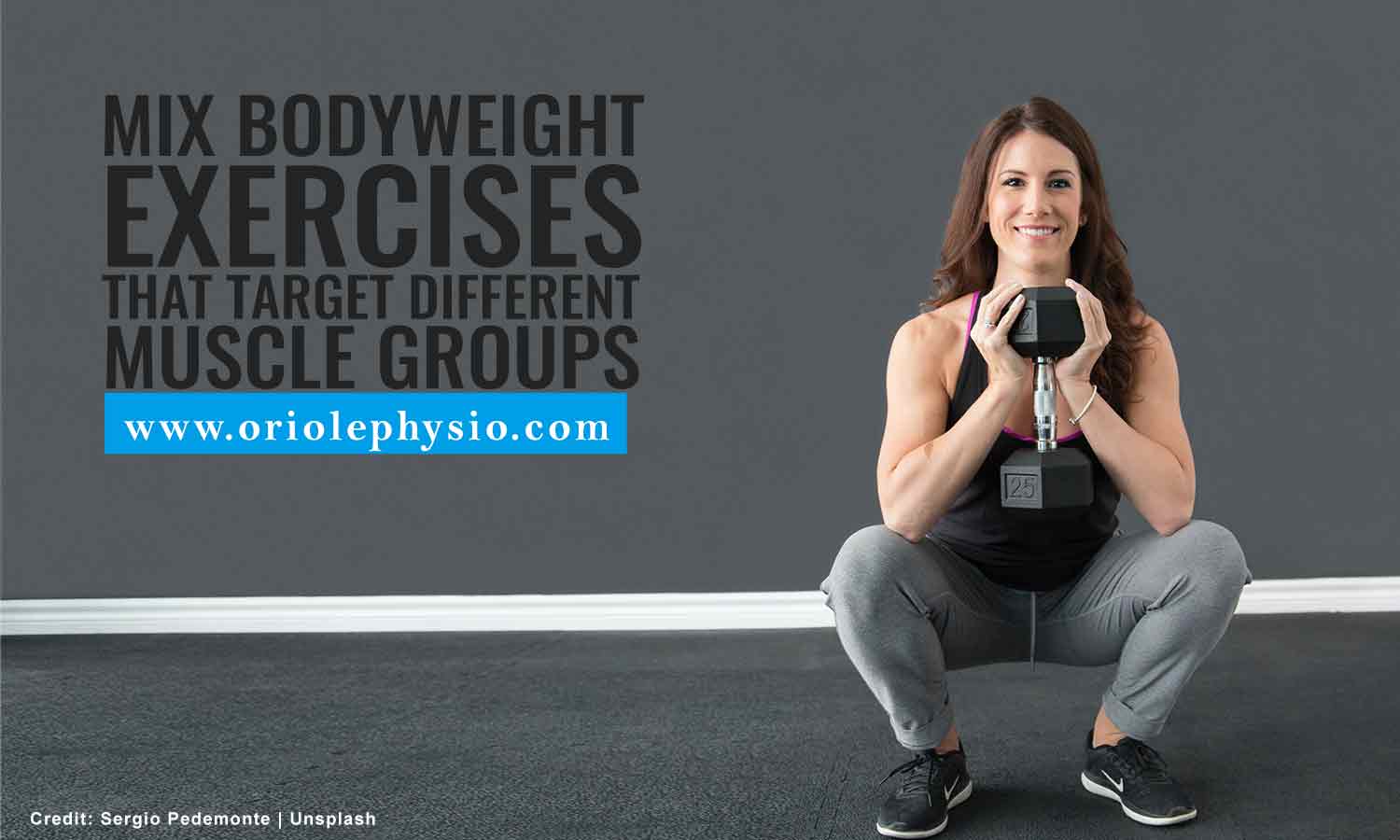 Mix bodyweight exercises that target different muscle groups
