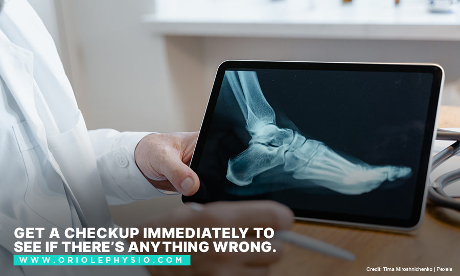 [CAPTION]: Get a checkup immediately to see if there’s anything wrong. 
